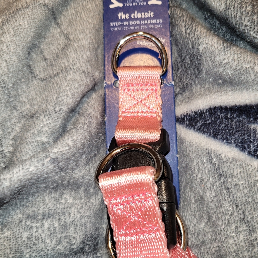YOULY Adjustable Dog Harness, Light Pink, Large/X-Large NWT - Picture 3 of 3